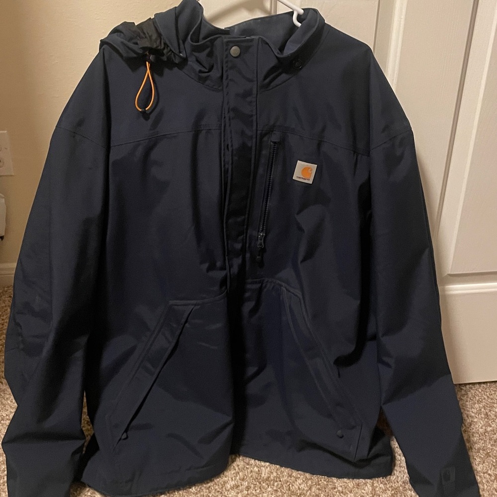 Carhartt Dark Blue Hooded Jacket